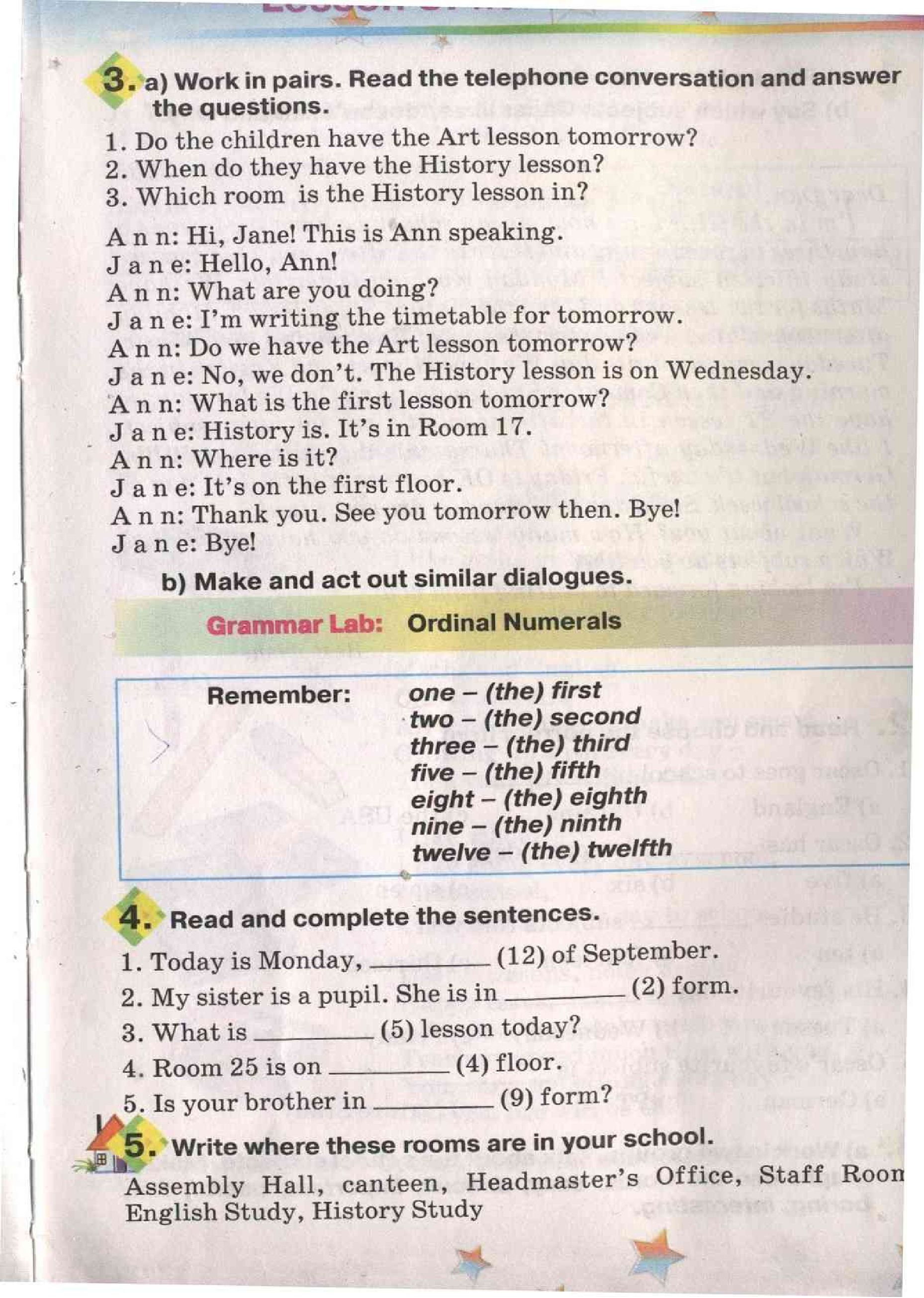 Страница 21 | Підручник Англiйська мова 5 клас А.М. Несвіт 2005