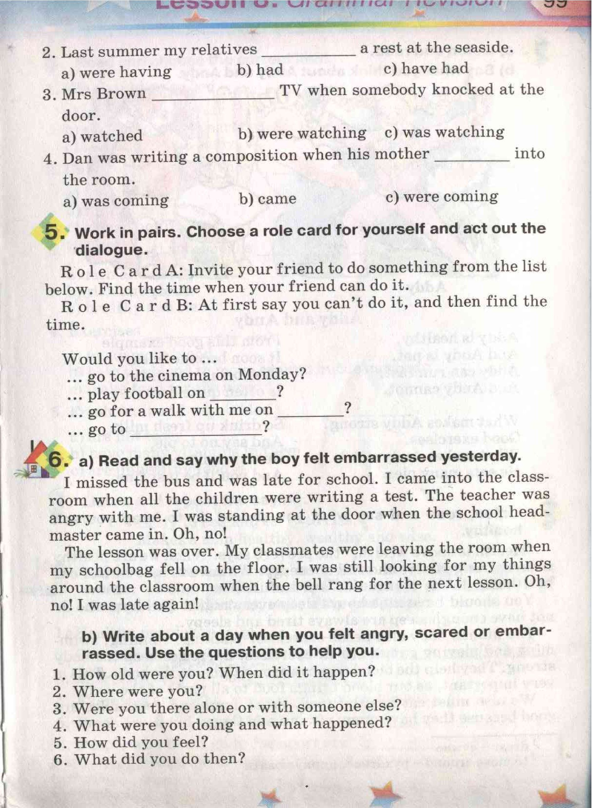 Страница 99 | Підручник Англiйська мова 5 клас А.М. Несвіт 2005