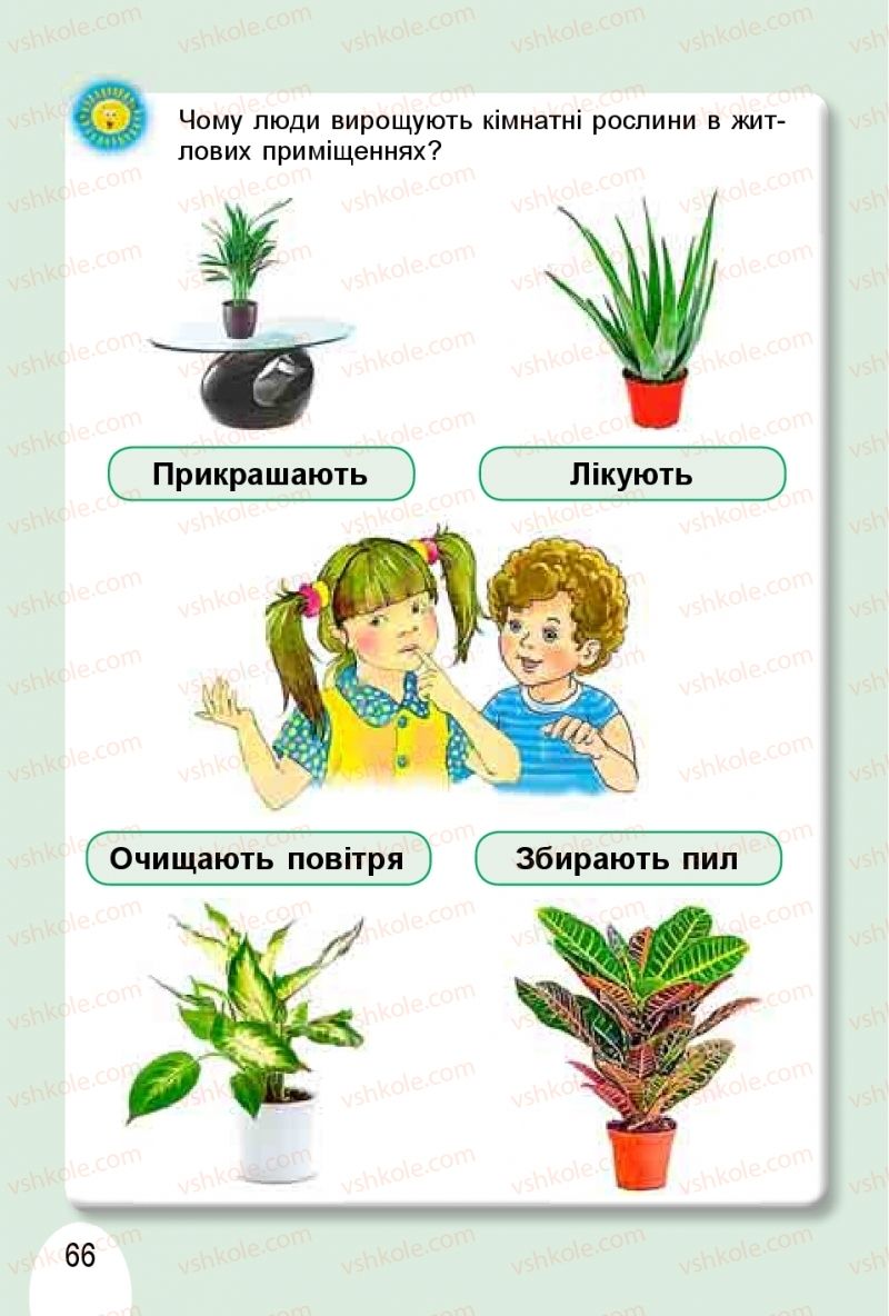 Страница 66 | Підручник Я досліджую світ 1 клас Т.Г. Гільберг, О.В. Гнатюк, Н.М. Павич 2018 1 частина