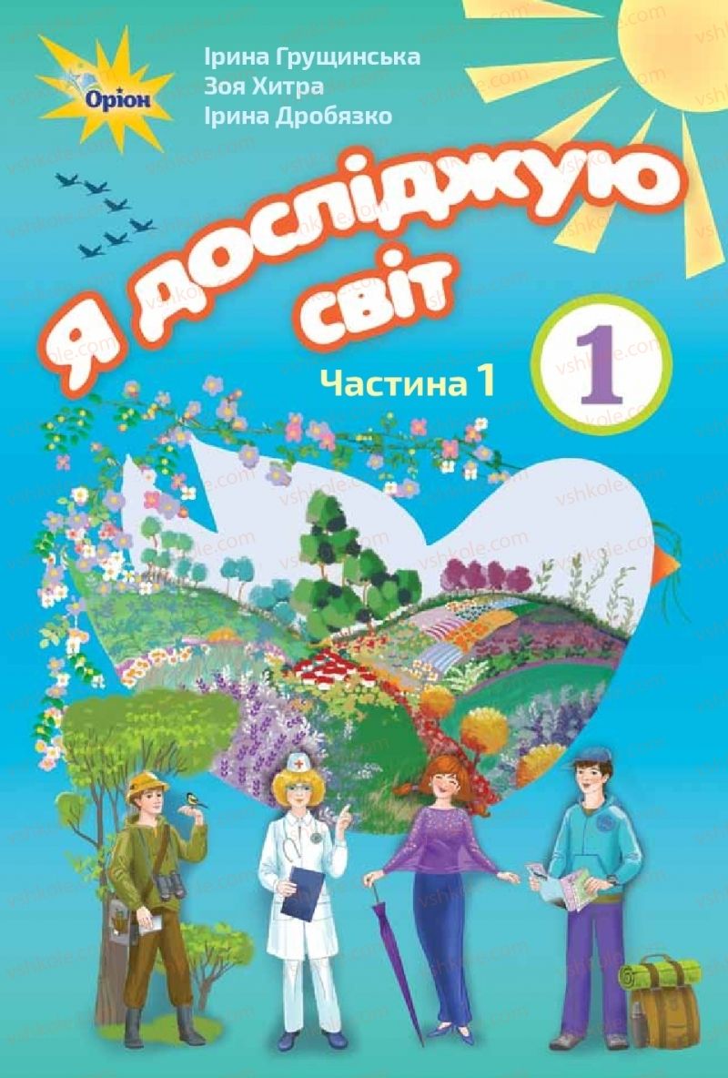 Страница 1 | Підручник Я досліджую світ 1 клас І.В. Грущинська, З.М. Хитра, І.І. Дробязко 2018 1 частина