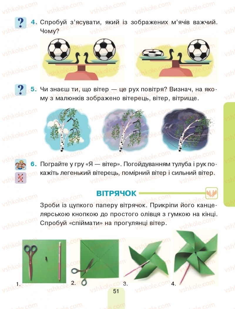 Страница 51 | Підручник Я досліджую світ 1 клас Н.О. Будна, Т.В. Гладюк, С.Г. Заброцька, Н.Б. Шост 2018 1 частина