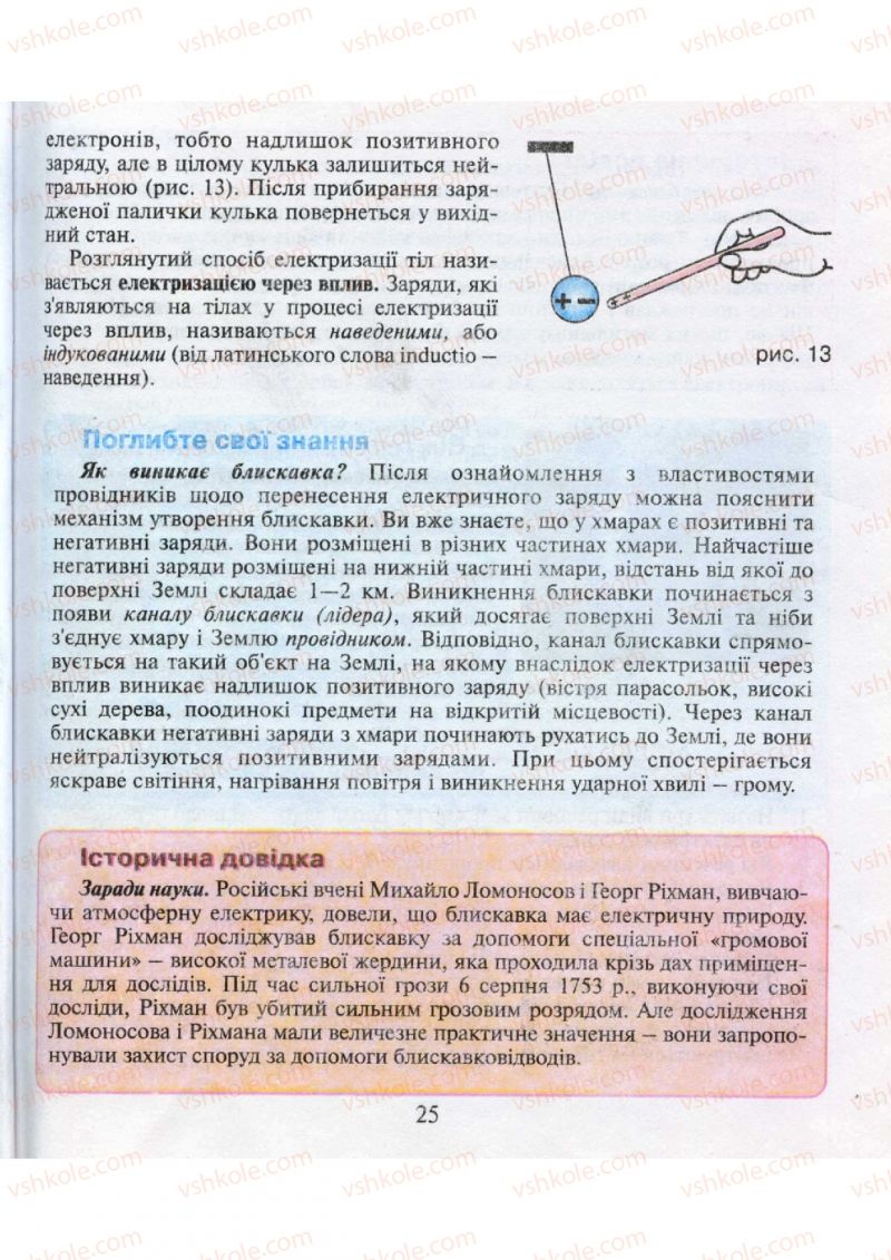 Страница 25 | Підручник Фізика 9 клас М.І. Шут, М.Т. Мартинюк, Л.Ю. Благодаренко 2009