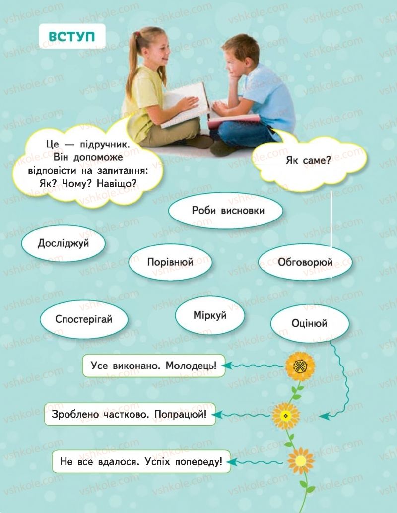 Страница 3 | Підручник Я досліджую світ 1 клас М.С. Вашуленко, В.Г. Бевз, Т.П. Єресько, О.Г. Трофімова 2018 1 частина