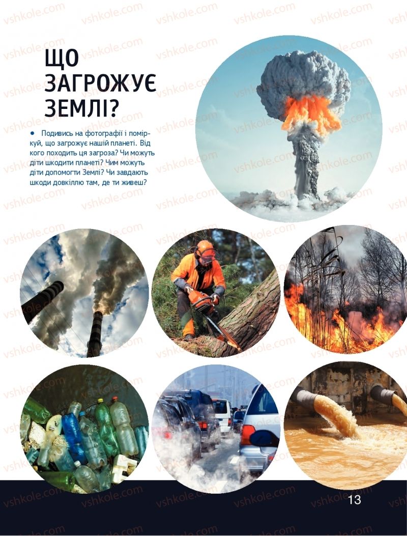 Страница 13 | Підручник Я досліджую світ 1 клас О.Л. Іщенко, О.М. Ващенко, Л.В. Романенко, О.М. Кліщ 2018 2 частина