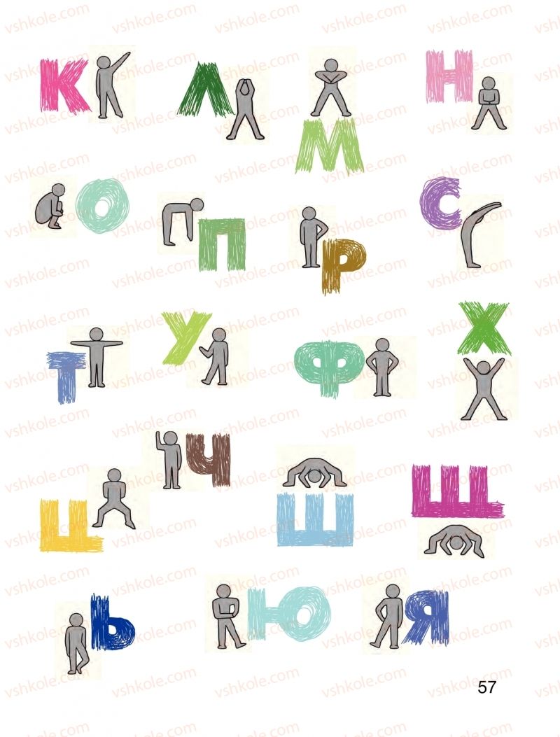 Страница 57 | Підручник Я досліджую світ 1 клас О.Л. Іщенко, О.М. Ващенко, Л.В. Романенко, О.М. Кліщ 2018 2 частина