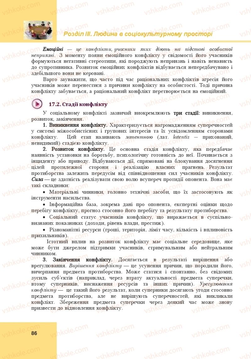 Страница 86 | Підручник Громадянська освіта 10 клас І.Д. Васильків, В.М. Кравчук, О.А. Сливка, І.З. Танчин, Ю.В. Тимошенко, Л.М. Хлипавка 2018 Інтегрований курс