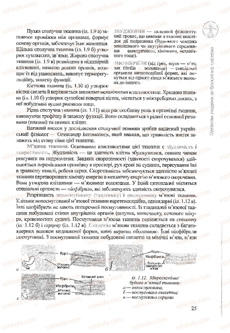 Страница 25 | Підручник Біологія 9 клас А.В. Степанюк, Н.Й. Міщук, Т.В. Гладюк 2009