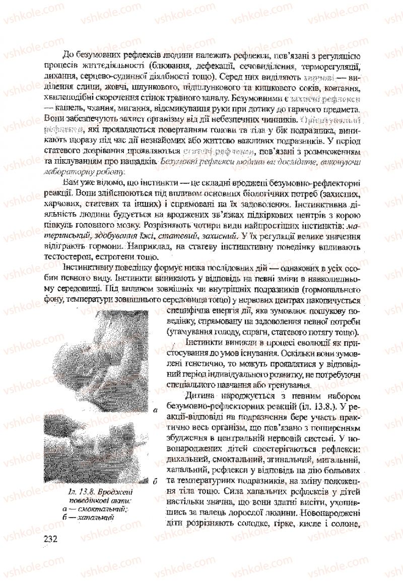 Страница 232 | Підручник Біологія 9 клас А.В. Степанюк, Н.Й. Міщук, Т.В. Гладюк 2009