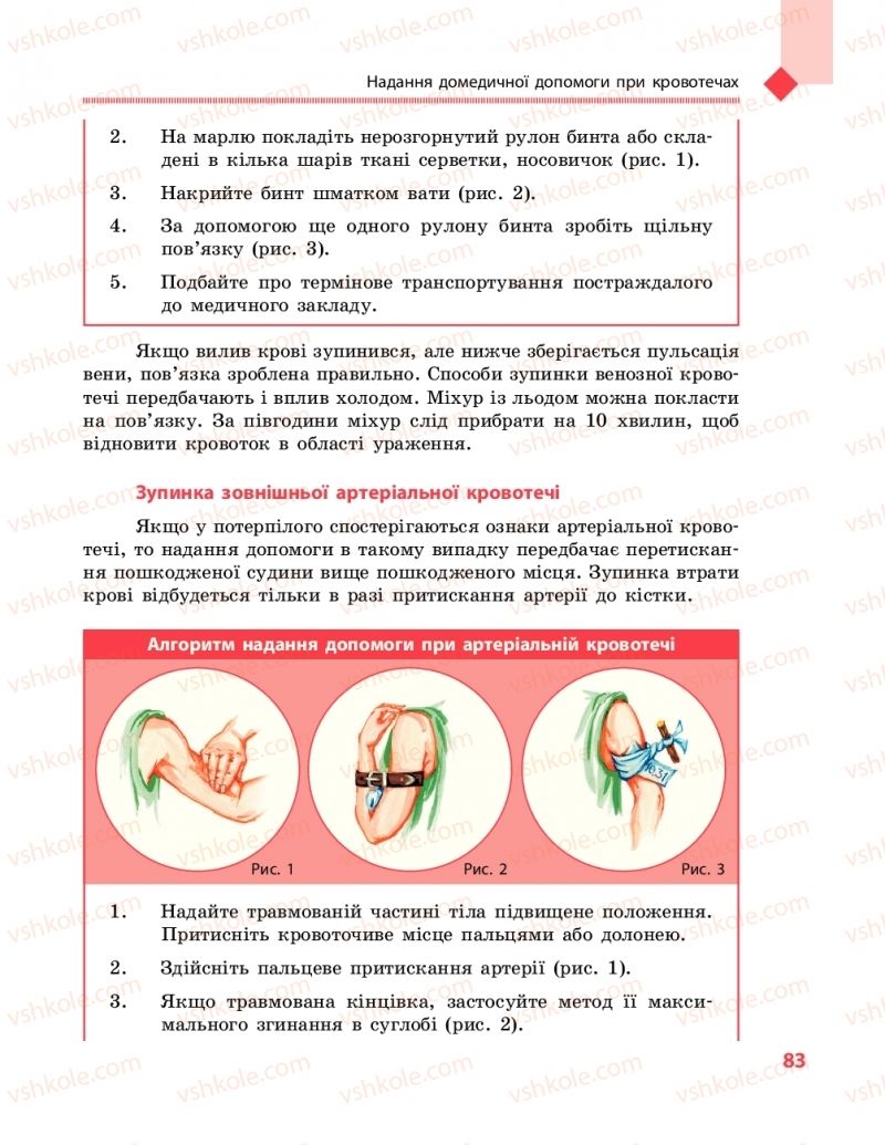 Страница 83 | Підручник Захист вітчизни 10 клас В.М. Лелека, А.М. Бахтін, Е.В. Винограденко 2018 Рівень стандарту