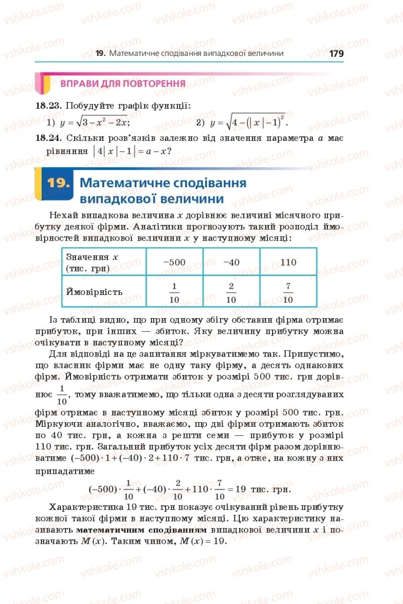 Страница 179 | Підручник Алгебра 11 клас А.Г. Мерзляк, Д.А. Номіровський, В.Б. Полонський, М.С. Якір 2019 Профільний рівень