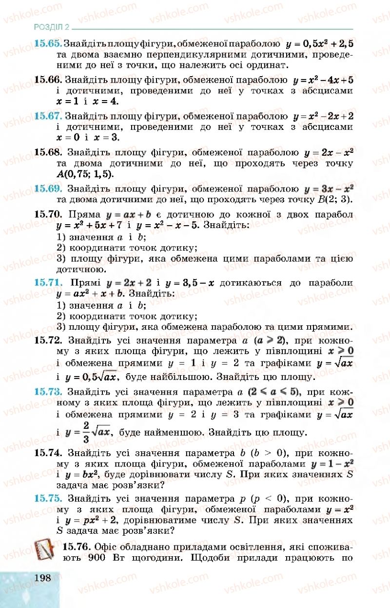 Страница 198 | Підручник Алгебра 11 клас О.С. Істер, О.В. Єргіна 2019 Профільний рівень