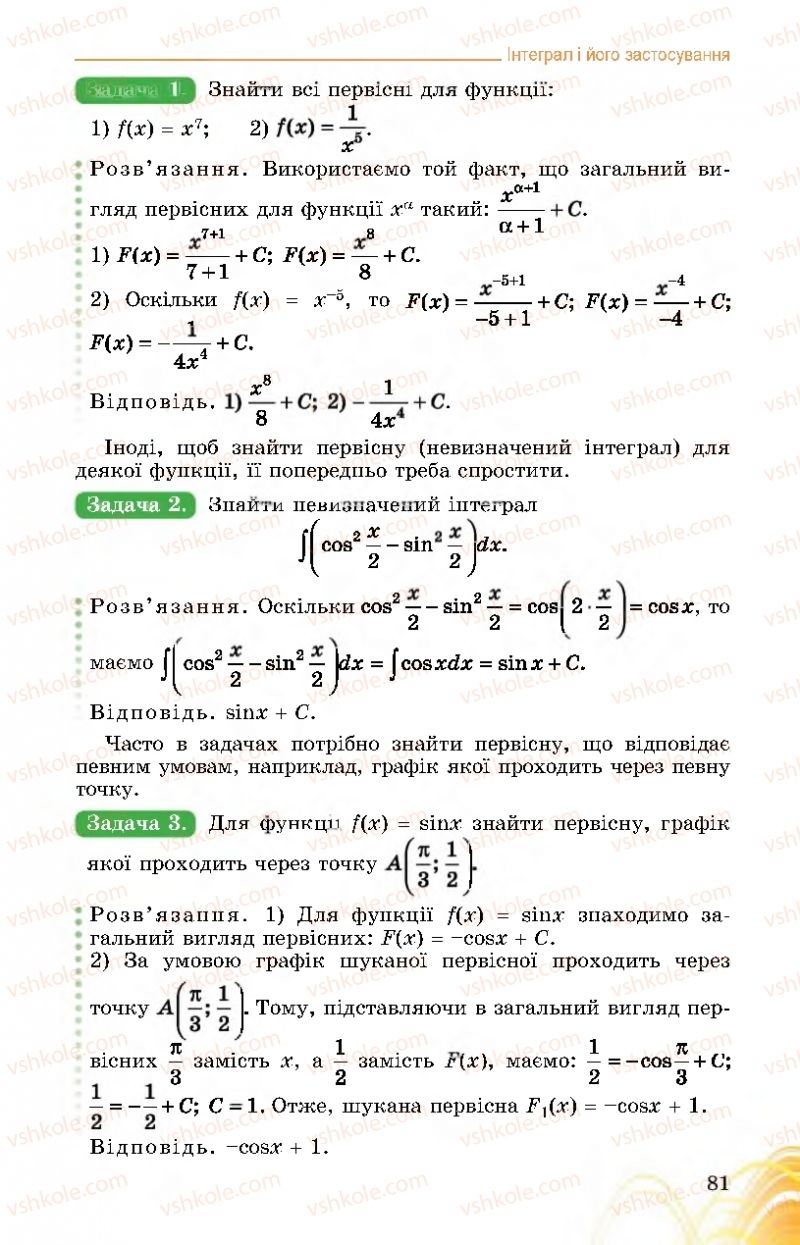 Страница 81 | Підручник Математика 11 клас О.С. Істер 2019