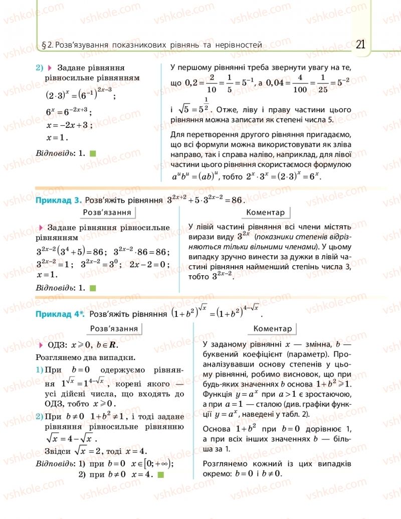 Страница 21 | Підручник Математика 11 клас Є.П. Нелін, О.Є. Долгова 2019