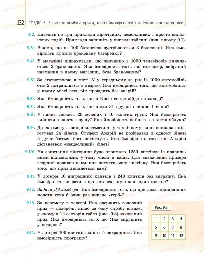 Страница 132 | Підручник Математика 11 клас Є.П. Нелін, О.Є. Долгова 2019
