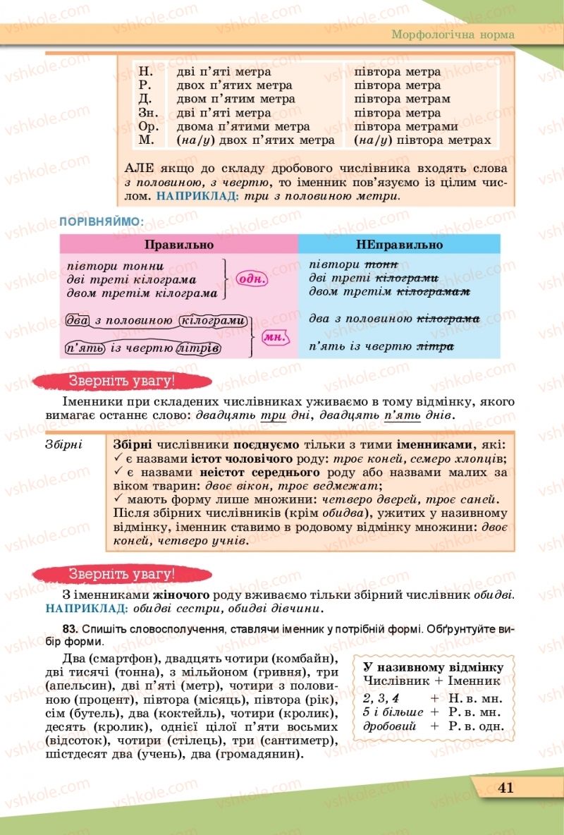 Страница 41 | Підручник Українська мова 11 клас О.В. Заболотний, В.В. Заболотний  2019