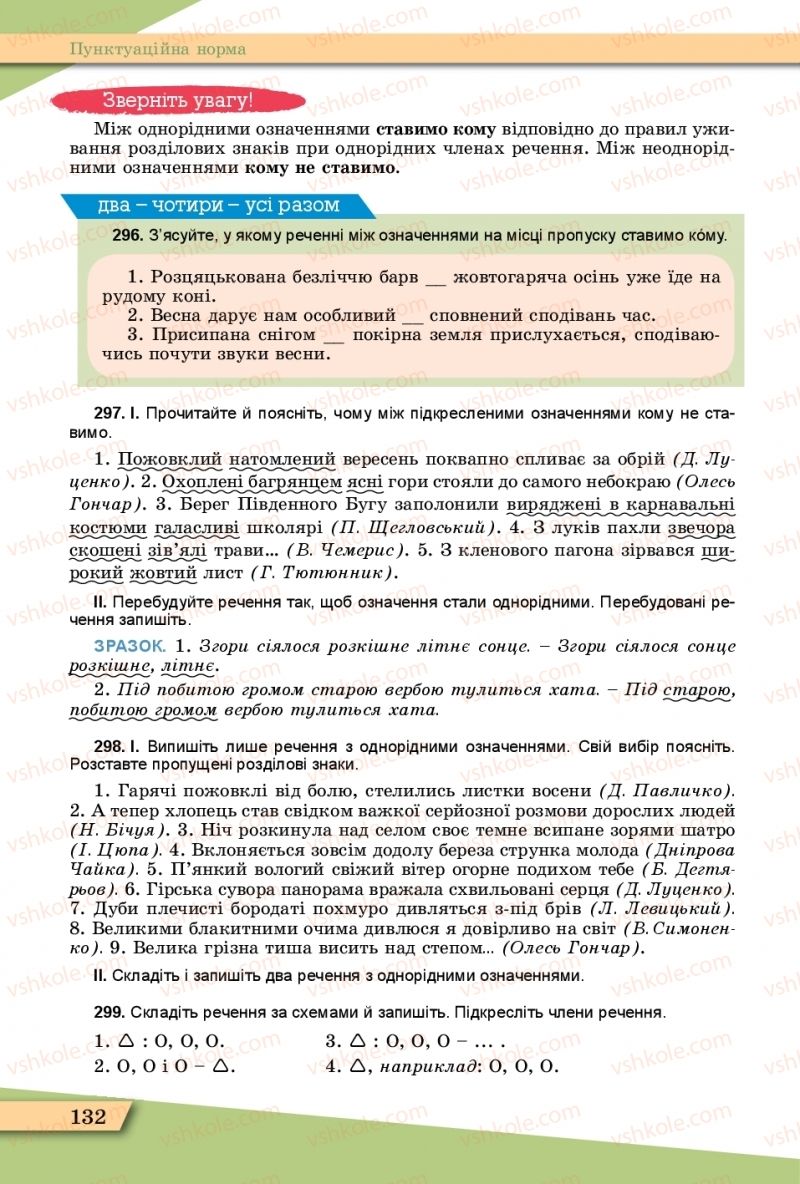 Страница 132 | Підручник Українська мова 11 клас О.В. Заболотний, В.В. Заболотний  2019