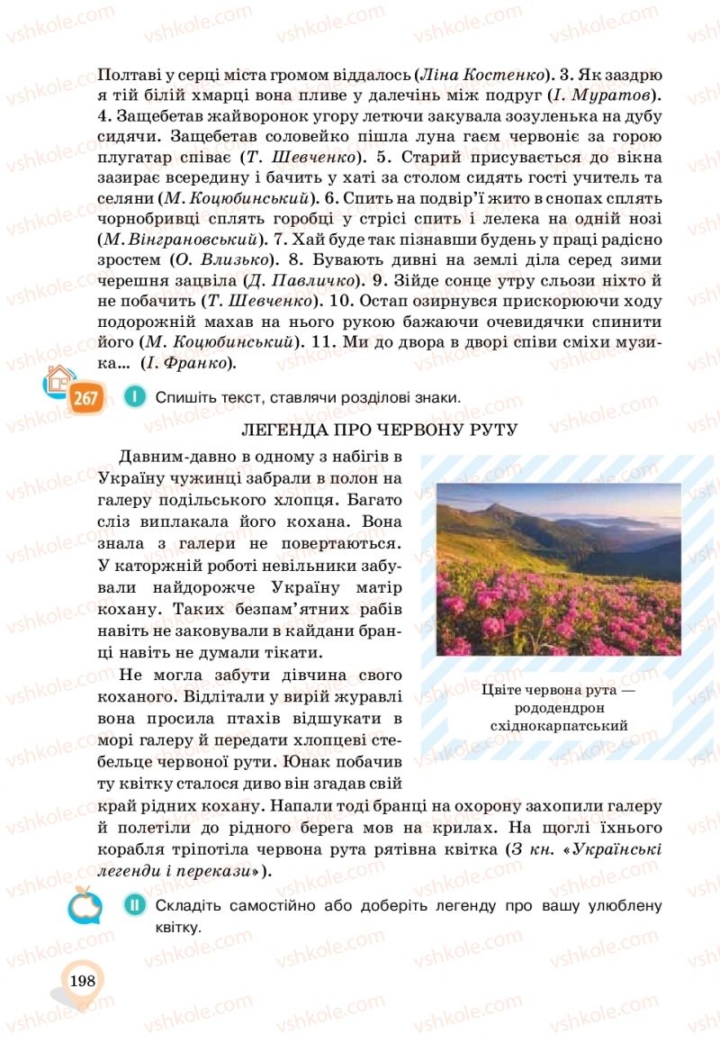 Страница 198 | Підручник Українська мова 11 клас А.А. Ворон, В.А. Солопенко 2019