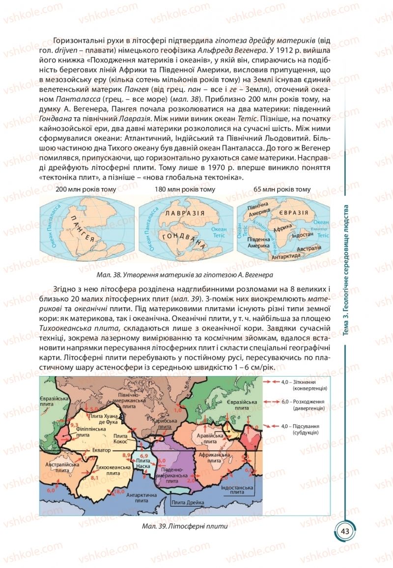 Страница 43 | Підручник Географія 11 клас С.Г. Кобернік, Р.Р. Коваленко 2019