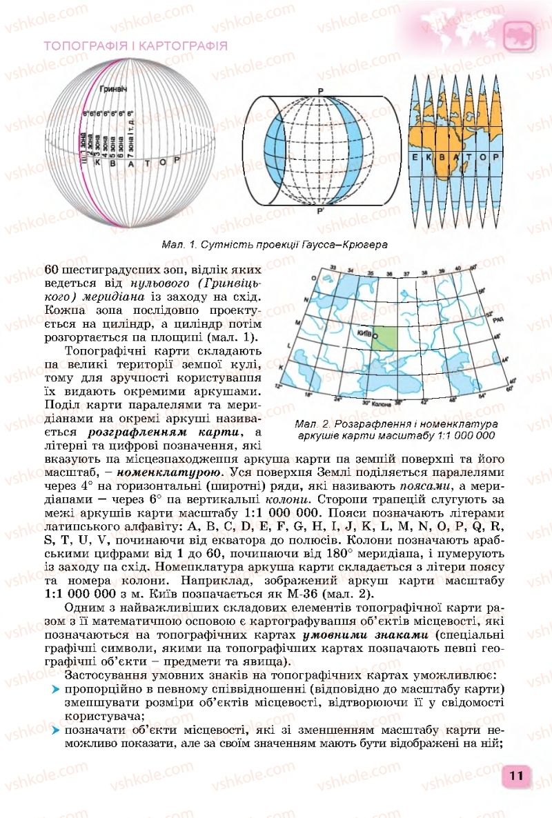 Страница 11 | Підручник Географія 11 клас В.В. Безуглий, Г.О. Лисичарова 2019