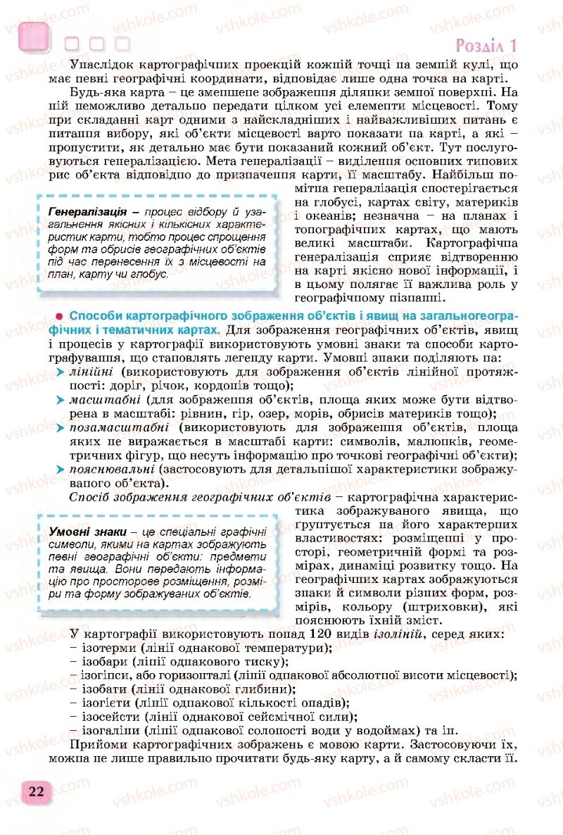 Страница 22 | Підручник Географія 11 клас В.В. Безуглий, Г.О. Лисичарова 2019