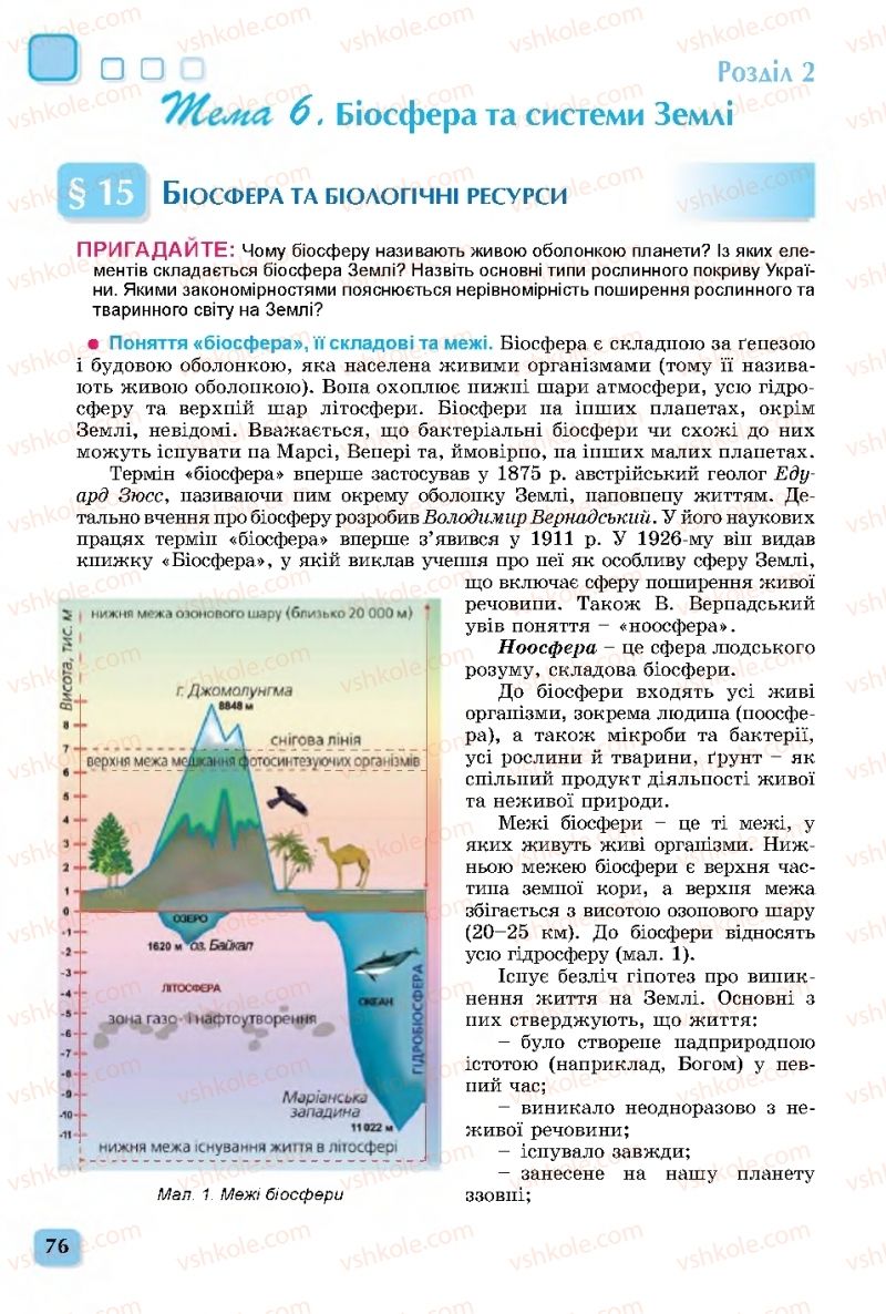 Страница 76 | Підручник Географія 11 клас В.В. Безуглий, Г.О. Лисичарова 2019