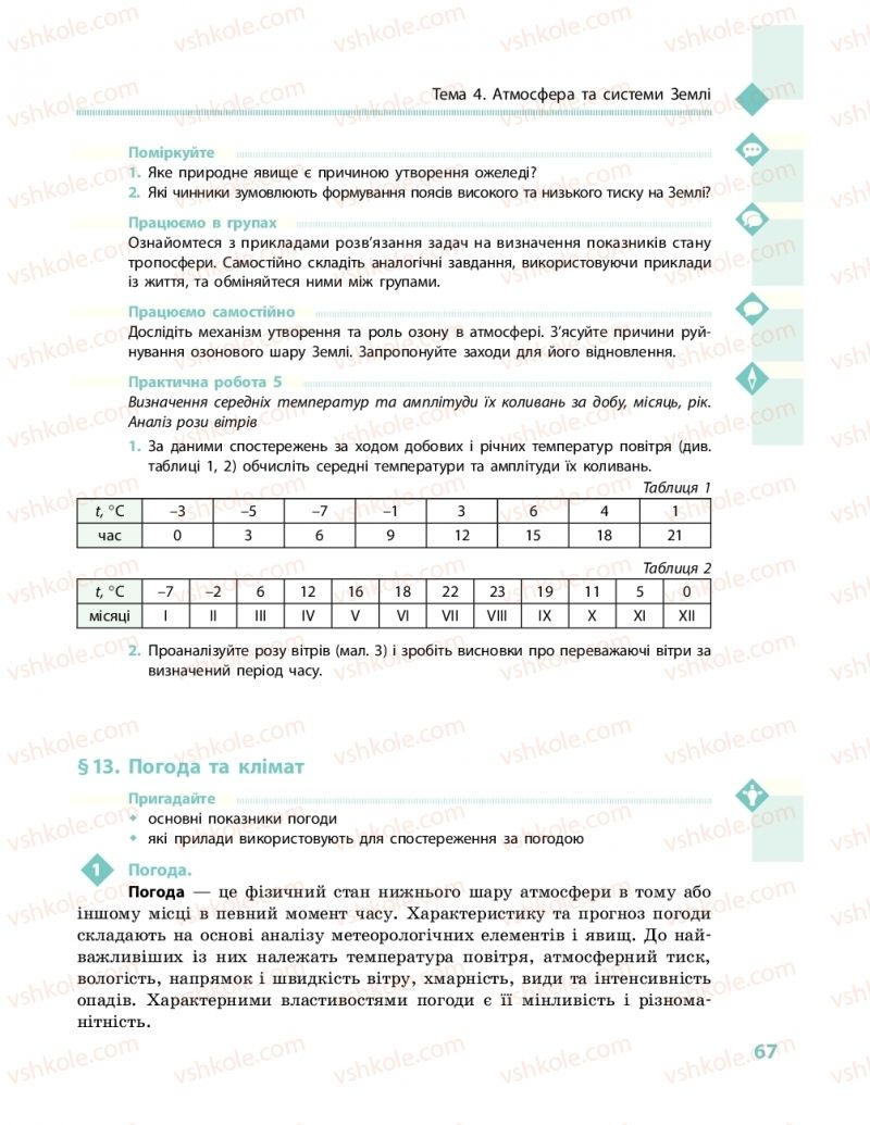 Страница 67 | Підручник Географія 11 клас Г.Д. Довгань, О.Г. Стадник 2019