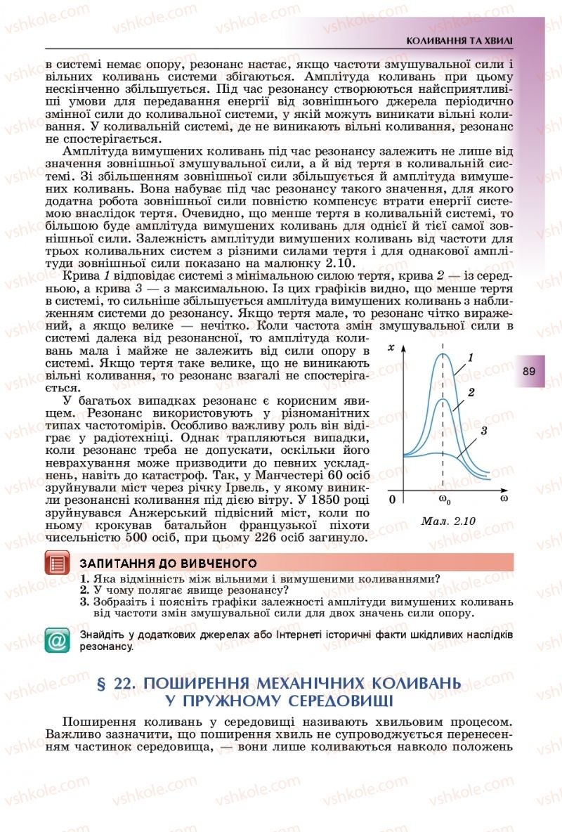 Страница 89 | Підручник Фізика 11 клас В.Д. Сиротюк, Ю.Б. Мирошніченко 2019