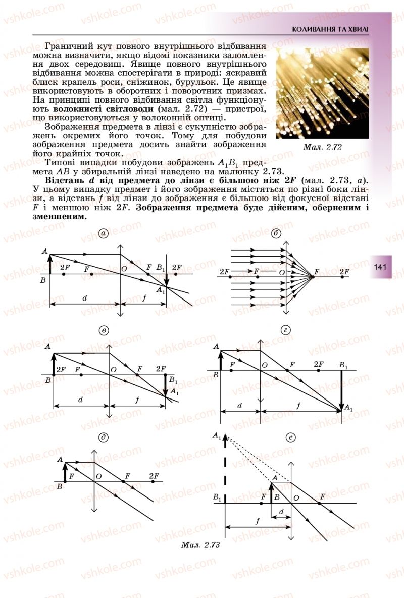 Страница 141 | Підручник Фізика 11 клас В.Д. Сиротюк, Ю.Б. Мирошніченко 2019