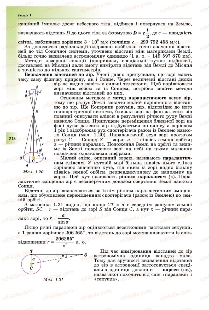 Страница 218 | Підручник Фізика 11 клас В.Д. Сиротюк, Ю.Б. Мирошніченко 2019