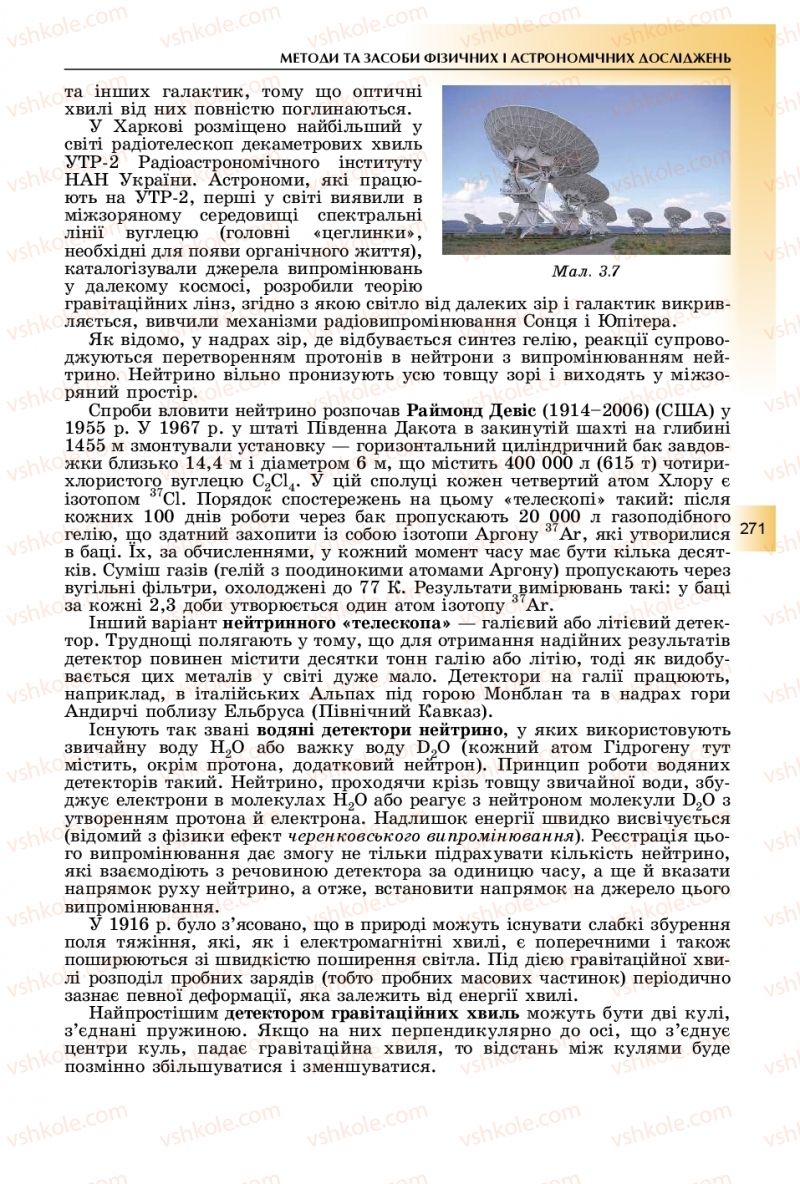 Страница 271 | Підручник Фізика 11 клас В.Д. Сиротюк, Ю.Б. Мирошніченко 2019