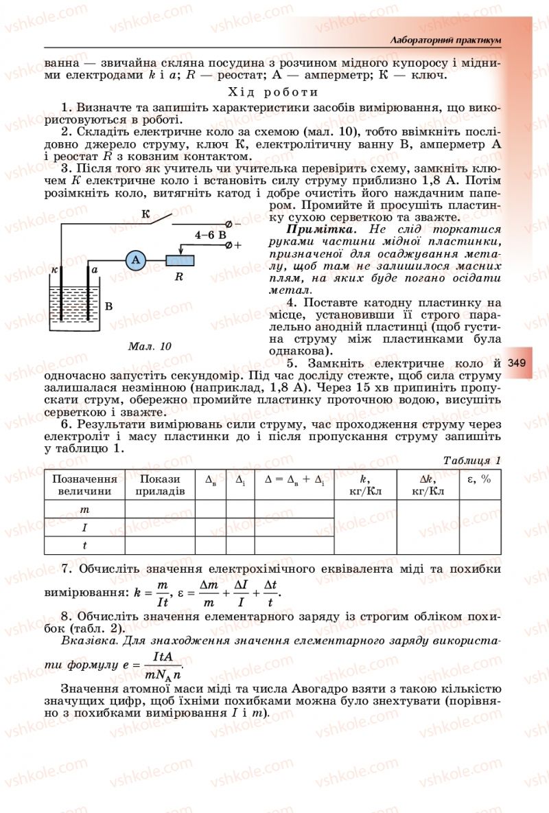 Страница 349 | Підручник Фізика 11 клас В.Д. Сиротюк, Ю.Б. Мирошніченко 2019