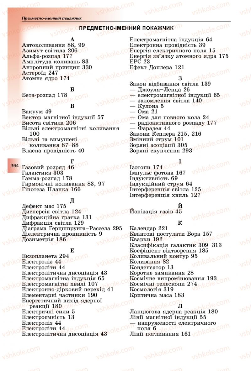 Страница 364 | Підручник Фізика 11 клас В.Д. Сиротюк, Ю.Б. Мирошніченко 2019