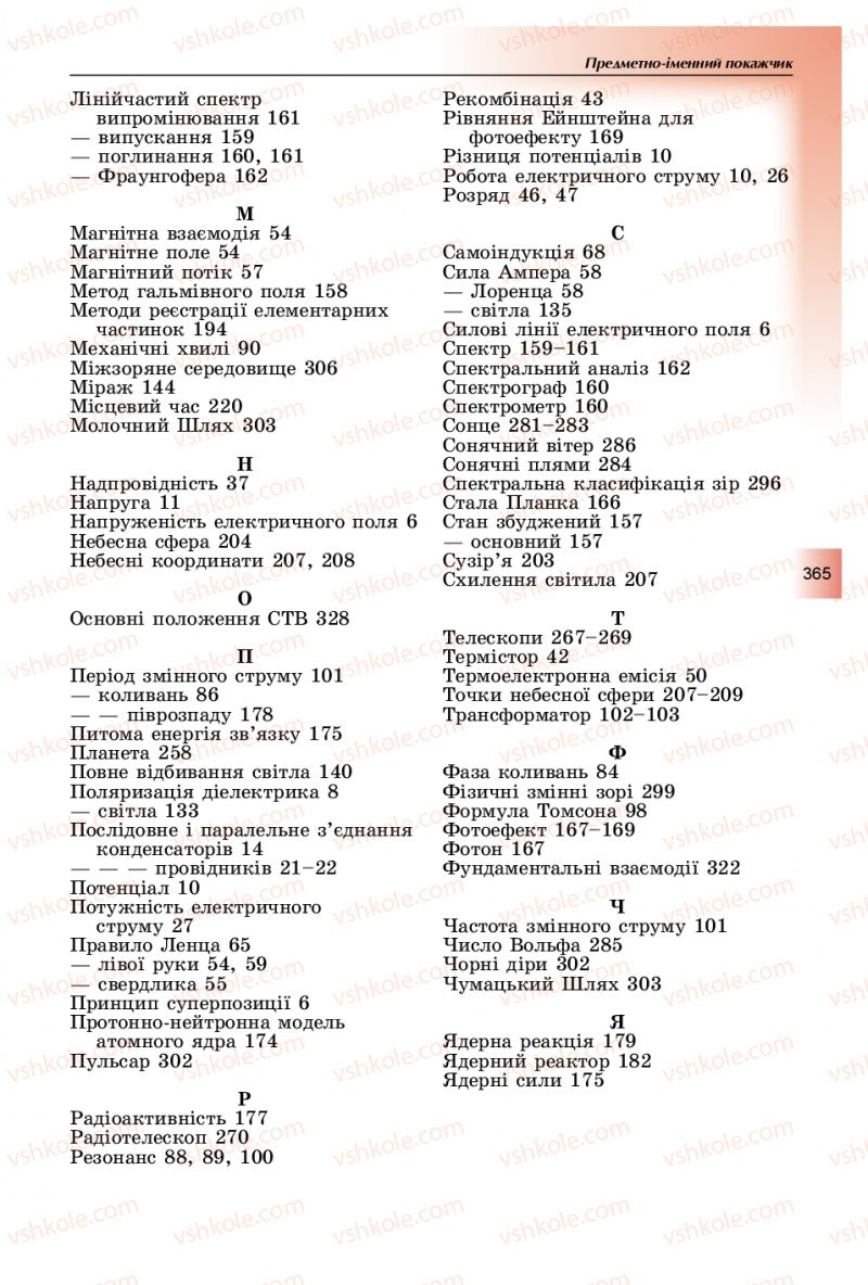 Страница 365 | Підручник Фізика 11 клас В.Д. Сиротюк, Ю.Б. Мирошніченко 2019