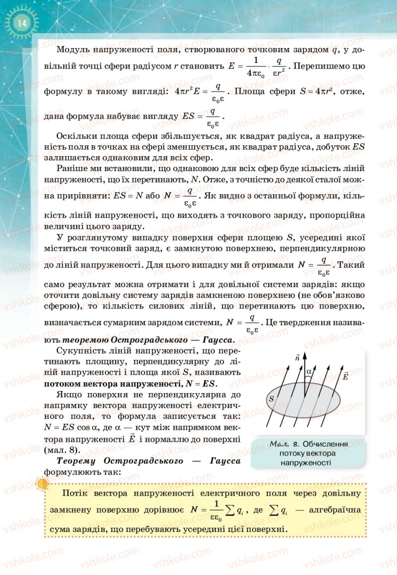 Страница 14 | Підручник Фізика 11 клас Т.М. Засєкіна, Д.О. Засєкін 2019 Профільний рівень