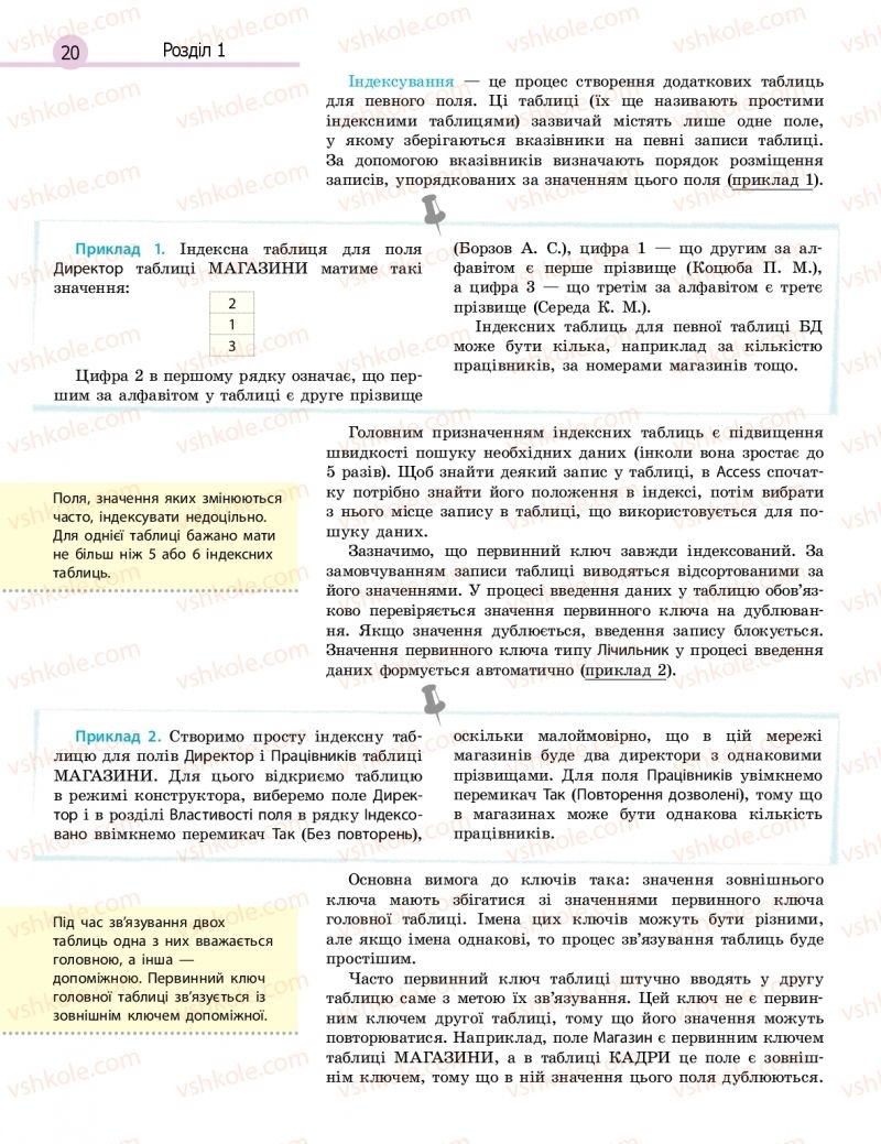 Страница 20 | Підручник Інформатика 11 клас В.Д. Руденко, Н.В. Речич, В.О. Потієнко 2019