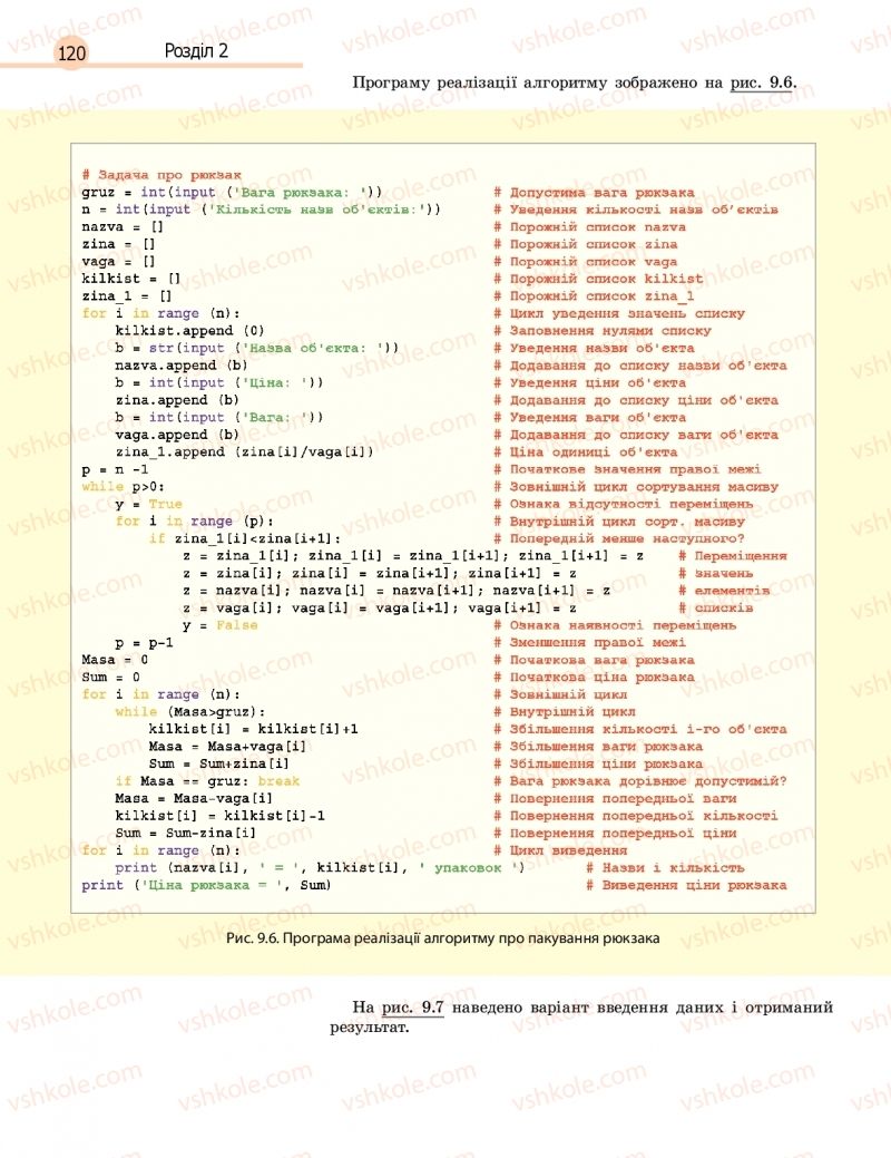 Страница 120 | Підручник Інформатика 11 клас В.Д. Руденко, Н.В. Речич, В.О. Потієнко 2019