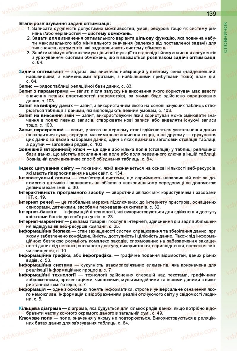 Страница 139 | Підручник Інформатика 10 клас Й.Я. Ривкінд, Т.І. Лисенко, Л.А. Чернікова, В.В. Шакотько 2018