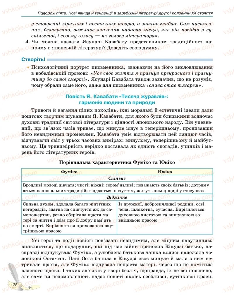 Страница 138 | Підручник Зарубіжна література 11 клас В.В. Паращич, Г.Є. Фефілова, М.В. Коновалова 2019