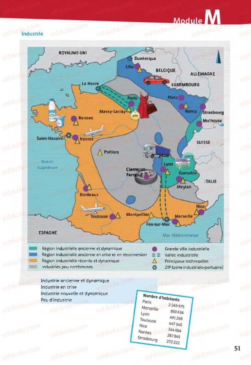 Страница 51 | Підручник Французька мова 11 клас Ю.М. Клименко 2019 7 рік навчання