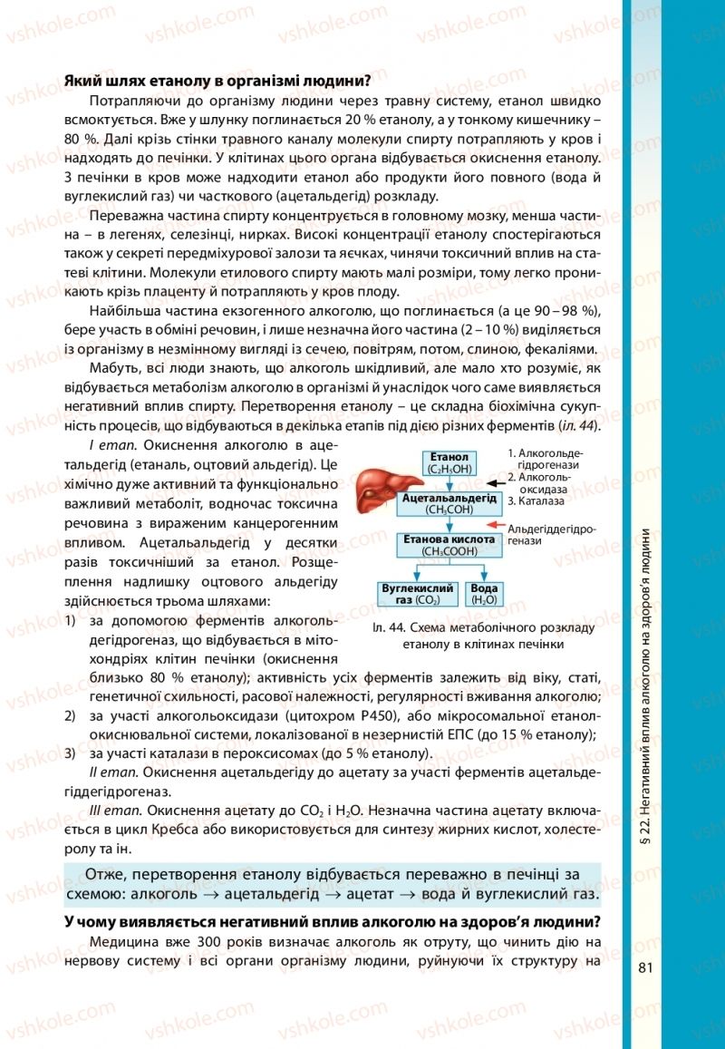 Страница 81 | Підручник Біологія 11 клас В.І. Соболь 2019