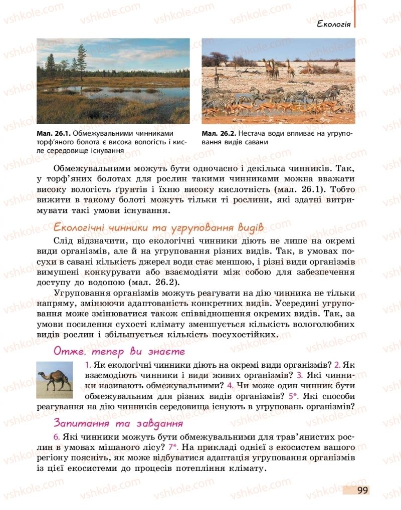 Страница 99 | Підручник Біологія 11 клас К.М. Задорожний 2019