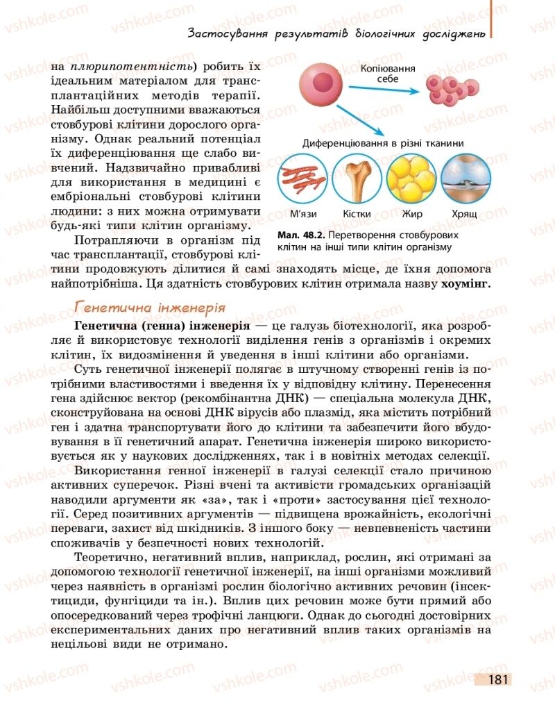 Страница 181 | Підручник Біологія 11 клас К.М. Задорожний 2019