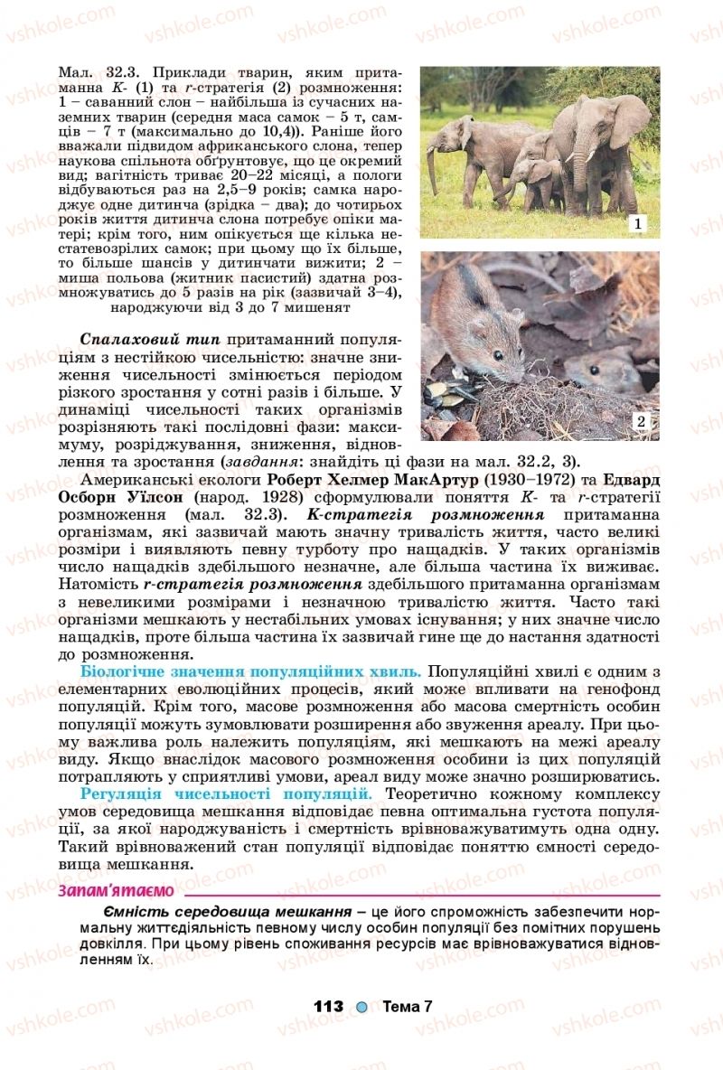Страница 113 | Підручник Біологія 11 клас Л.І. Остапченко, П.Г. Балан, Т.А. Компанець, С.Р. Рушковський 2019