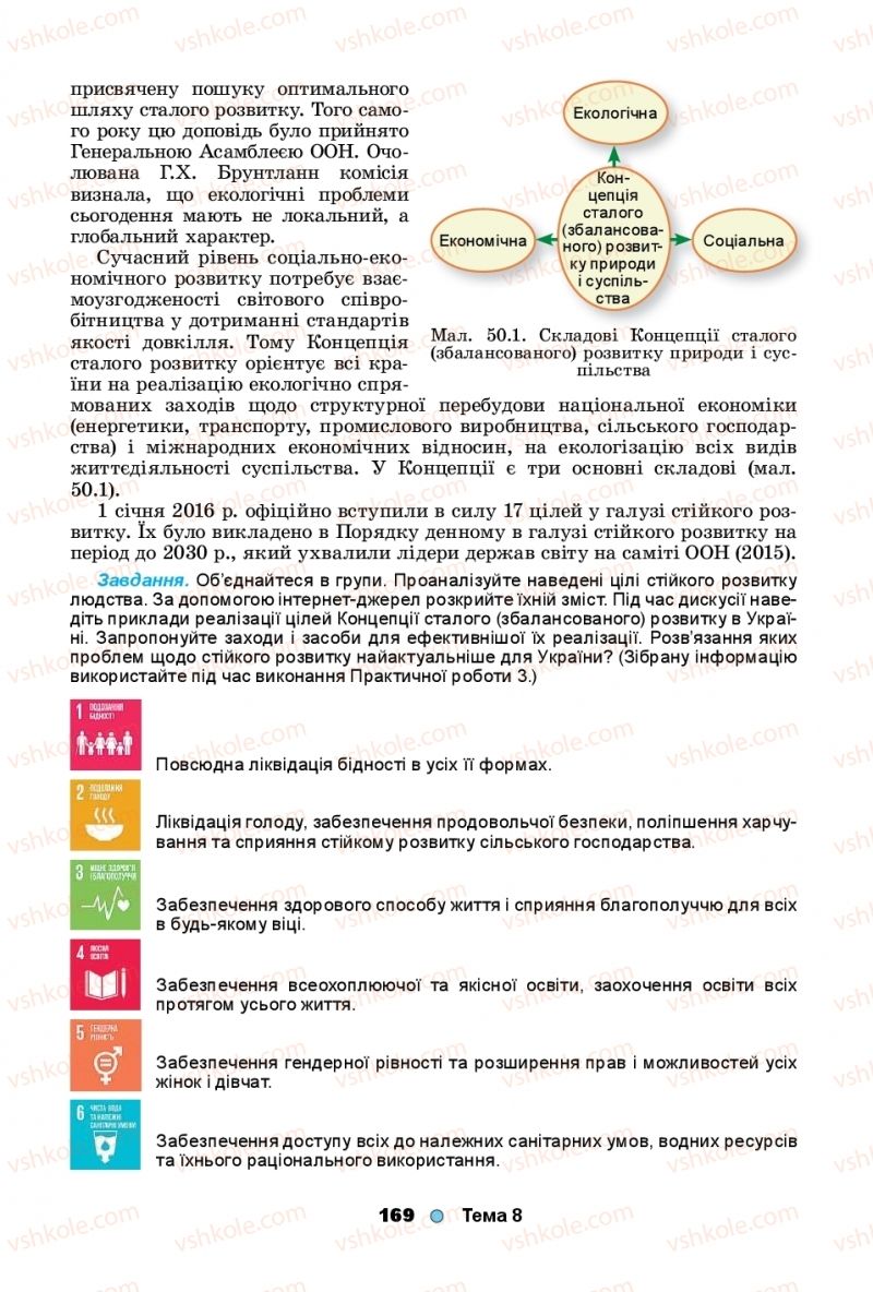 Страница 169 | Підручник Біологія 11 клас Л.І. Остапченко, П.Г. Балан, Т.А. Компанець, С.Р. Рушковський 2019