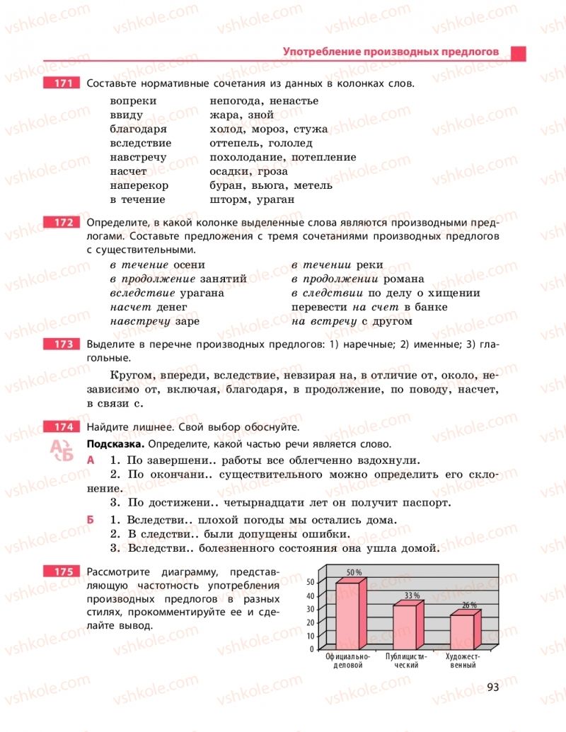 Страница 93 | Підручник Русский язык 11 клас Н.Ф. Баландина, К.В. Дегтярёва 2019 11 год обучения