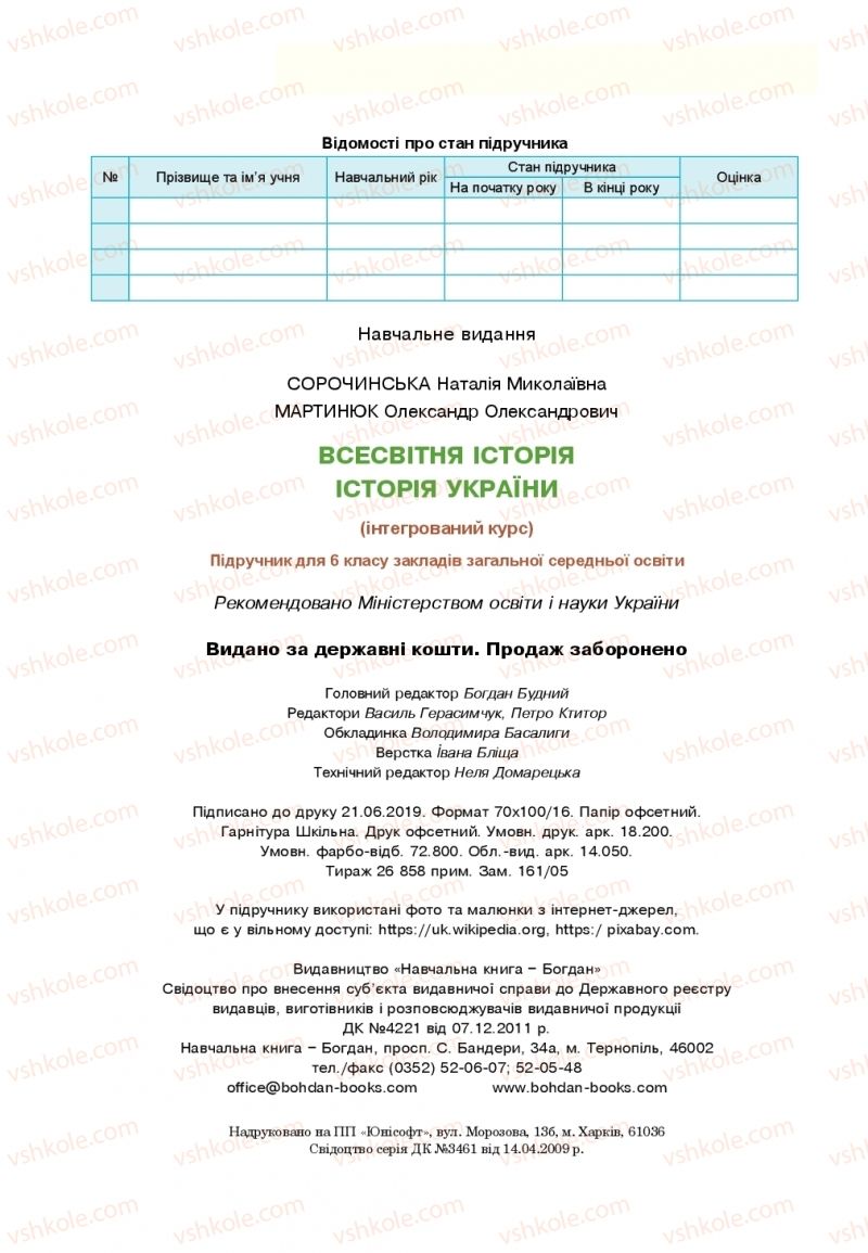 Страница 224 | Підручник Всесвітня історія 6 клас Н.М. Сорочинська, О.О. Мартинюк 2019 Інтегрований курс