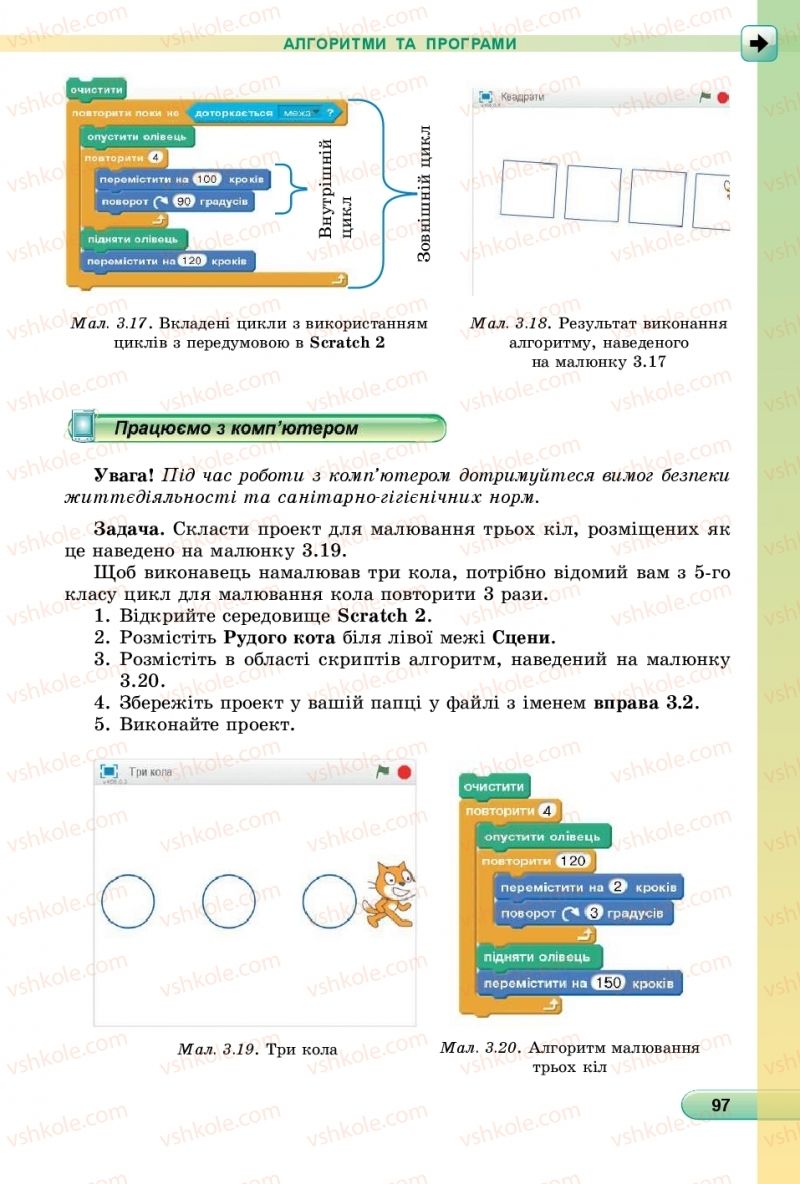 Страница 97 | Підручник Інформатика 6 клас Й.Я. Ривкінд, Т.І. Лисенко, Л.А. Чернікова, В.В. Шакотько 2019