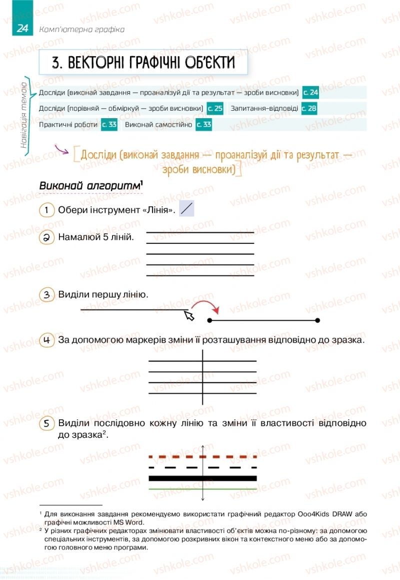 Страница 24 | Підручник Інформатика 6 клас О.В. Коршунова, І.О. Завадський 2019