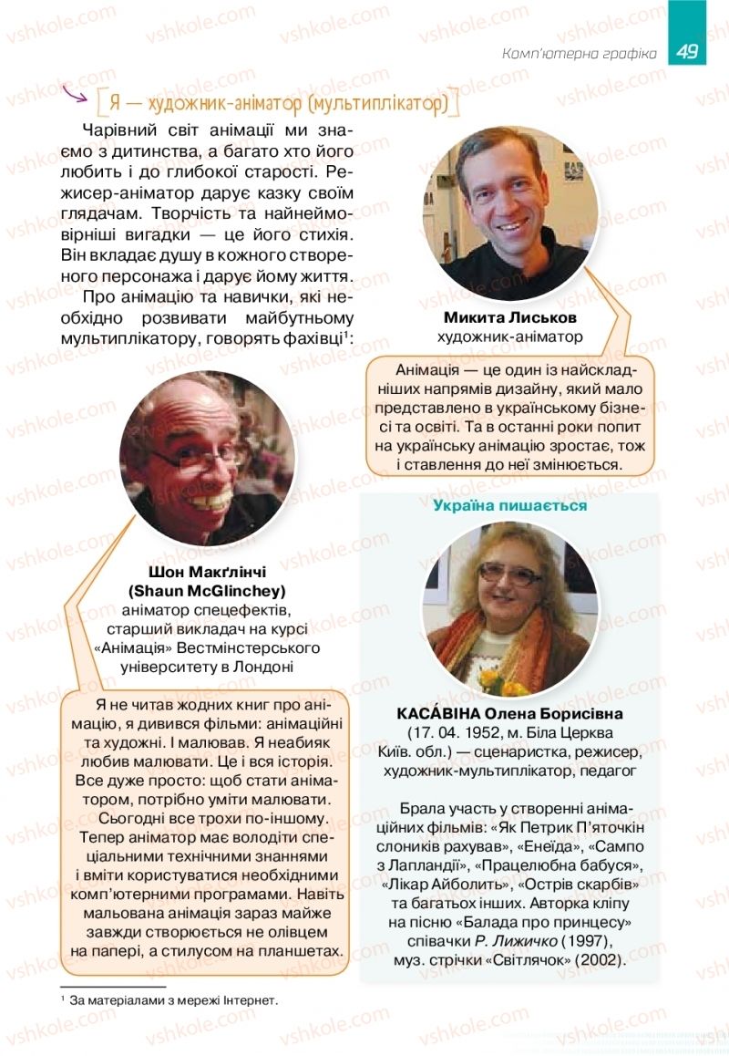Страница 49 | Підручник Інформатика 6 клас О.В. Коршунова, І.О. Завадський 2019