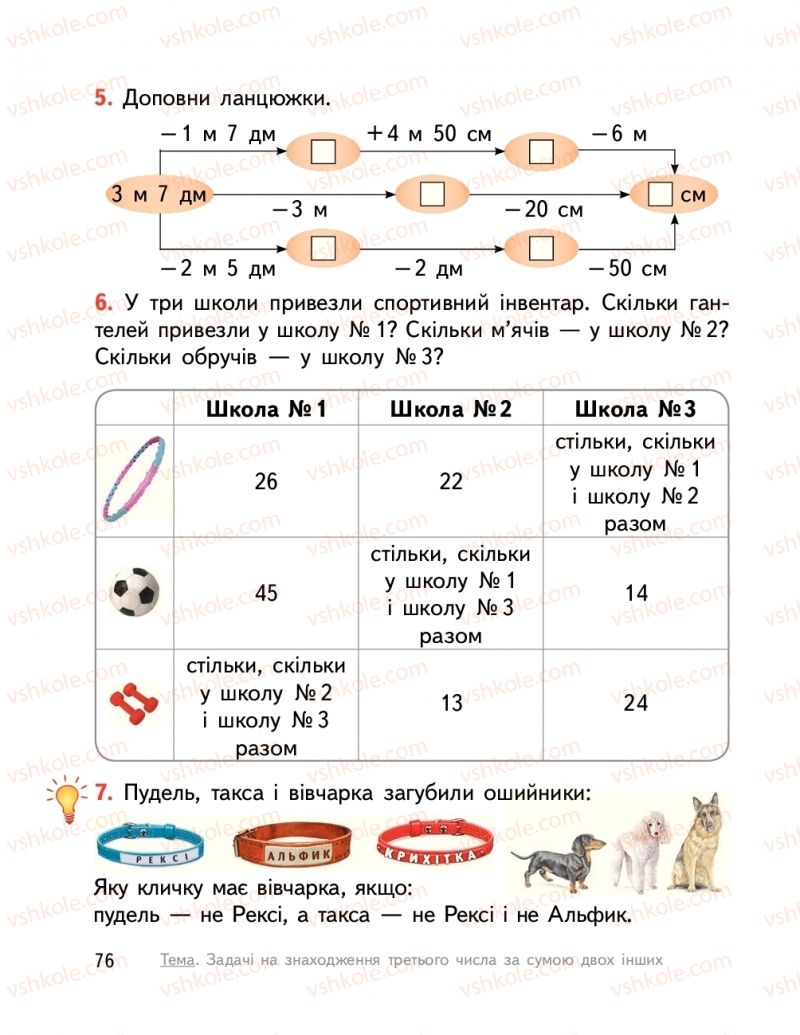 Страница 76 | Підручник Математика 2 клас О.М. Гісь, І.В. Філяк  2019